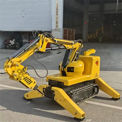 Wysoce-wydajny zdalny robot wyburzeniowy